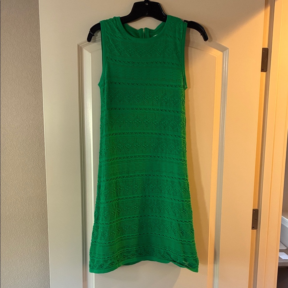 Elegant Green Shift Dress